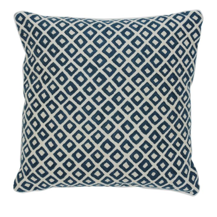 Amli Navy Cushion The Rug Company