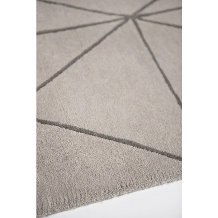 Diamond Maze Grey The Rug Company