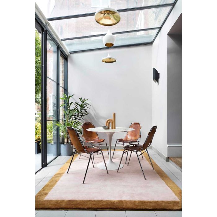 Mohair Border Rose Quartz The Rug Company