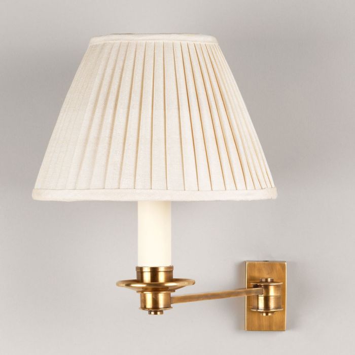 Library Single Arm Wall Light Brass