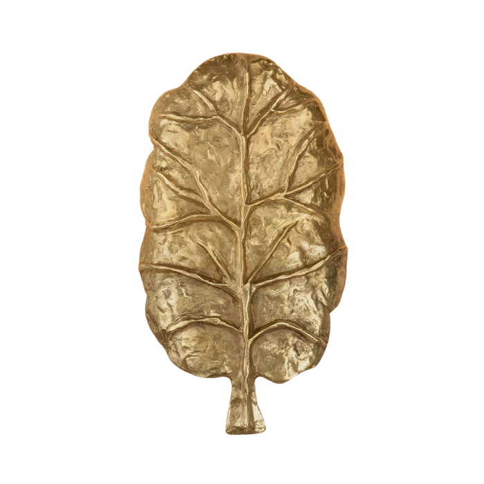 Ashdown Leaf Wall Light Brass