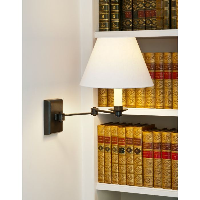 Preston Swing Arm Wall Light Bronze