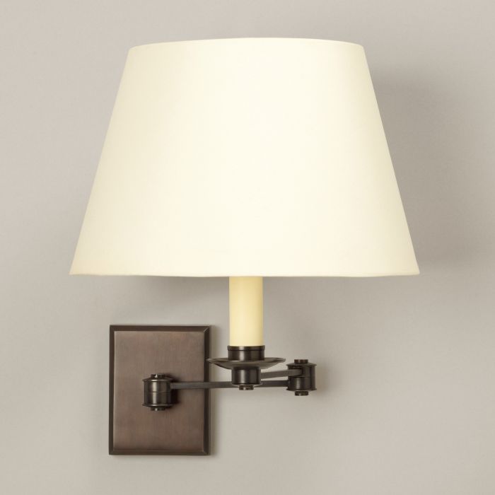 Preston Swing Arm Wall Light Bronze