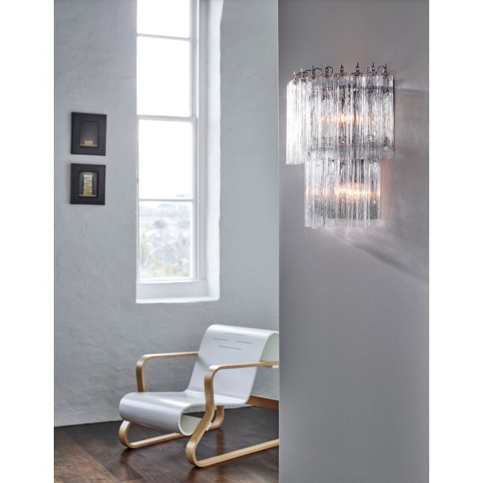 Lymington Wall Light Nickel