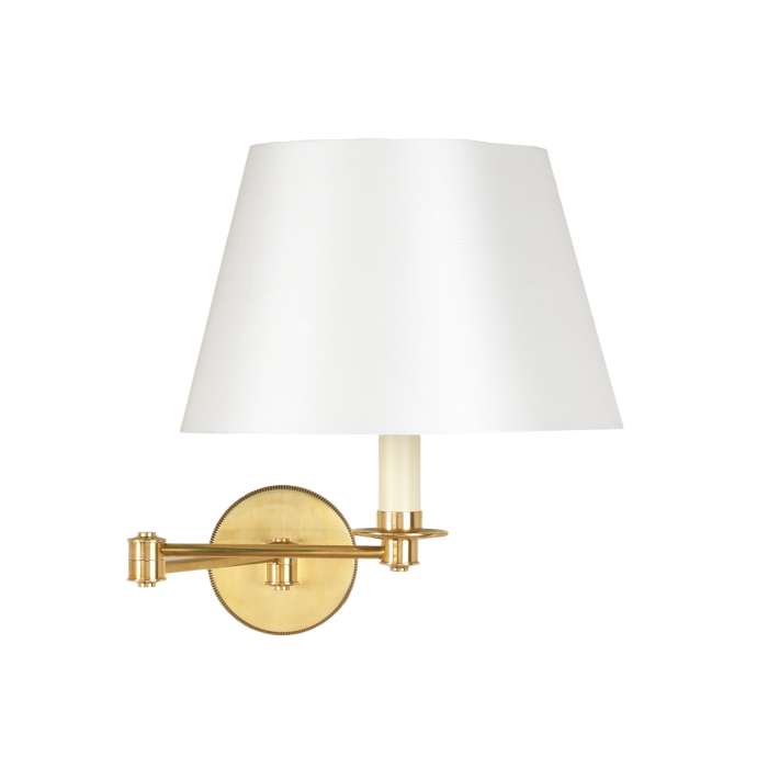 Cromer Swing Arm Wall Light Brass