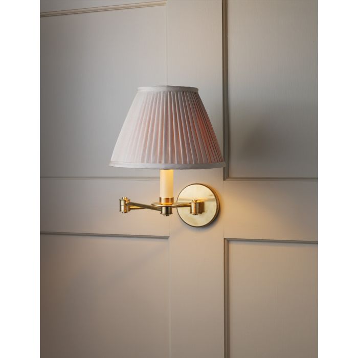 Cromer Swing Arm Wall Light Brass