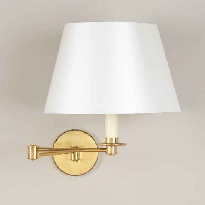 Cromer Swing Arm Wall Light Brass