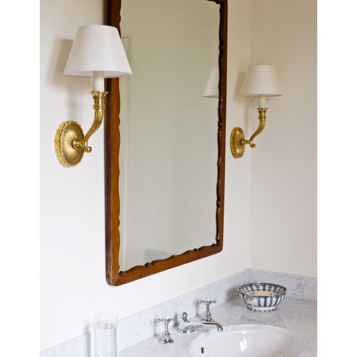 Sudbury Bathroom Wall Light Brass