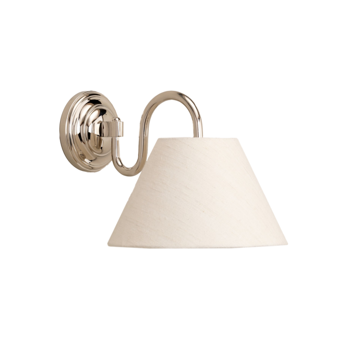 Downham Bathroom Wall Light Nickel