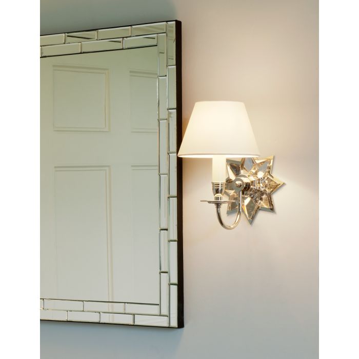 Polaris Bathroom Wall Light Nickel