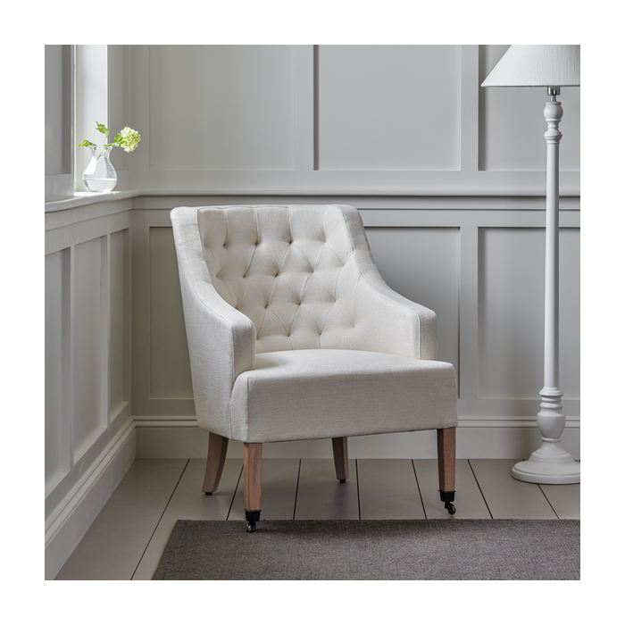 Amelia Armchair Hugo Pale Oat Pale Oak