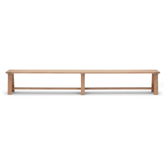 Arundel Oak Bench 4 seater Natural Oak