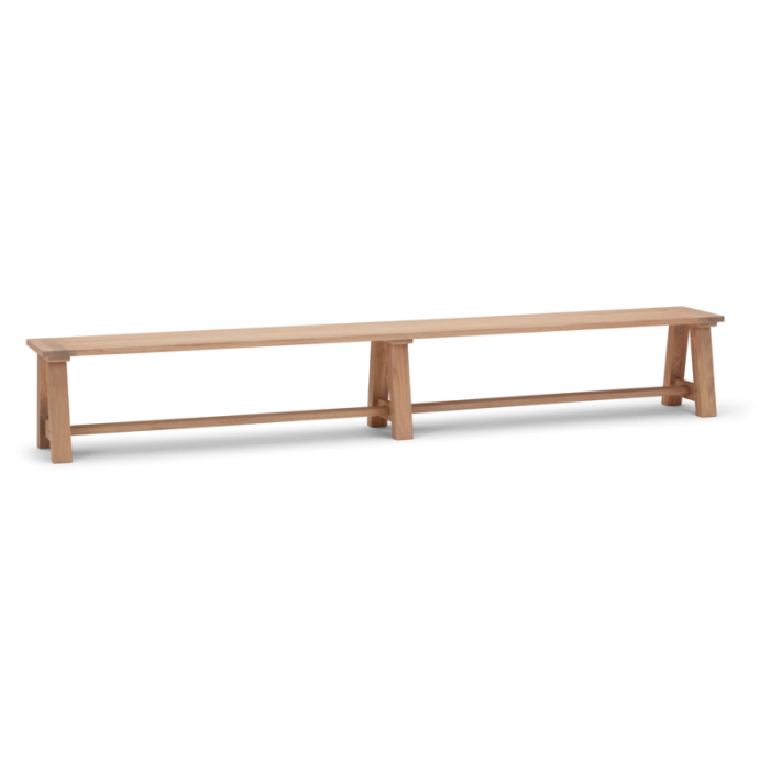 Arundel Oak Bench 4 seater Natural Oak