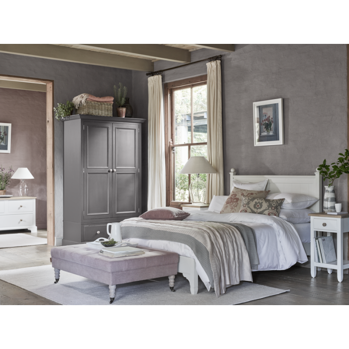 Chichester Bed, Wooden Headboard, Double