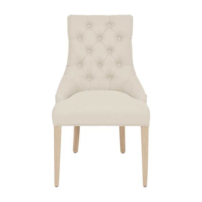 Henley Dining Chair, Set of 2 Clara Natural Pale Oak