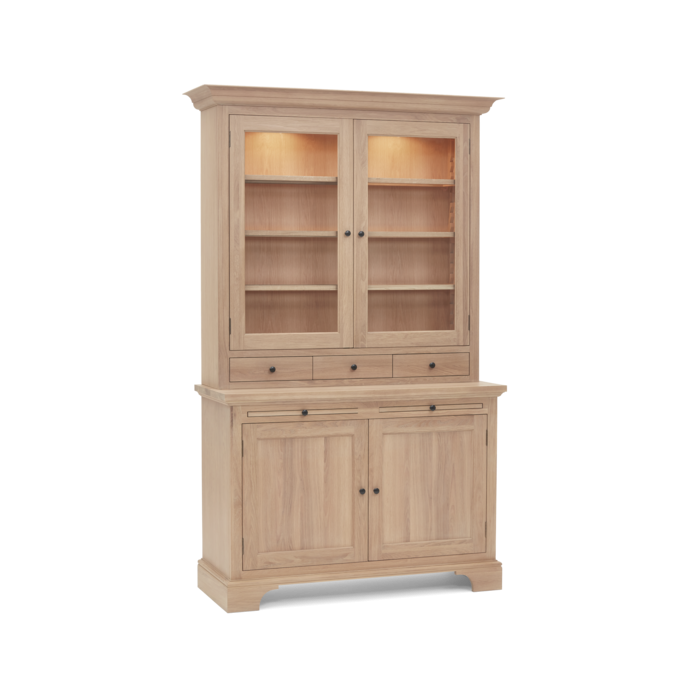 Henley Glazed Dresser 4ft