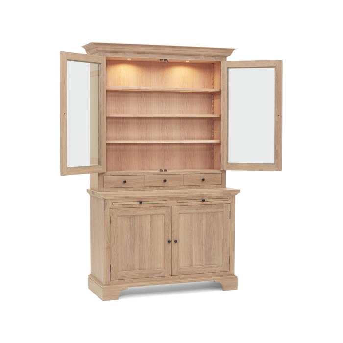 Henley Glazed Dresser 4ft