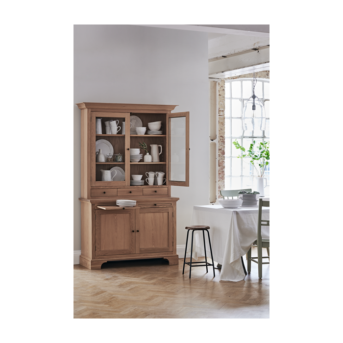Henley Glazed Dresser 4ft