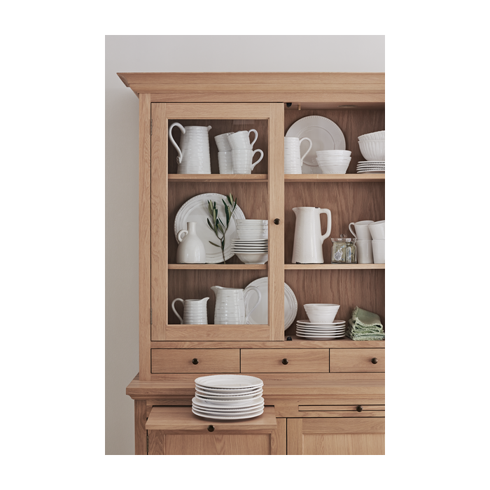 Henley Glazed Dresser 4ft