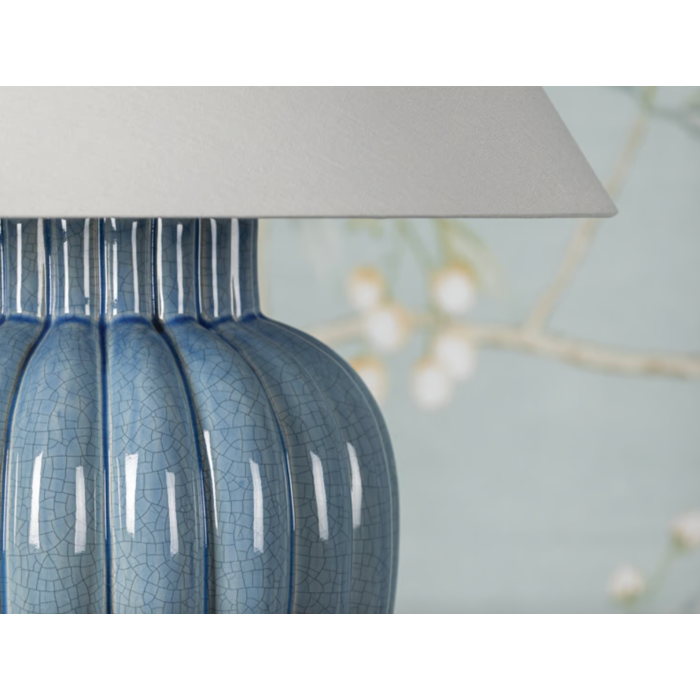 Clarendon Fluted Ceramic Table Lamp