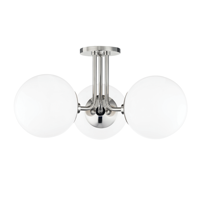 Stella Ceiling Light Polished Nickel