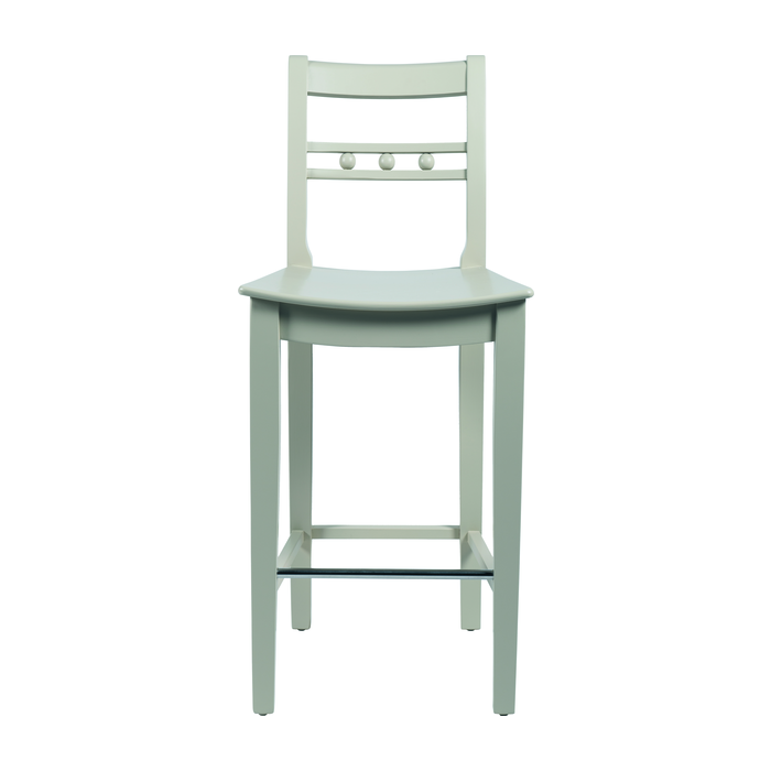 Suffolk High Back Bar Stool Painted