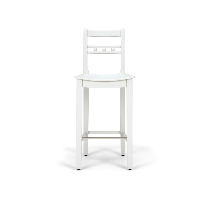 Suffolk High Back Bar Stool Painted