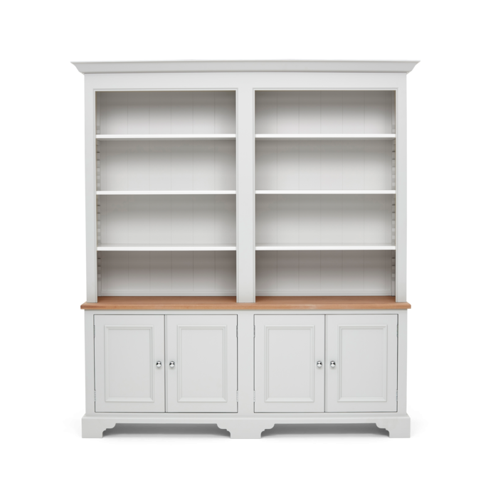 Chichester Bookcase 6ft, Shingle, Shell