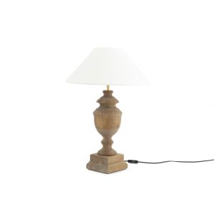 Louis Philippe Table Lamp Weathered Oak Large