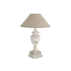 Louis Philippe Table Lamp Antique White Large