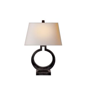Ring Form Table Lamp Bronze