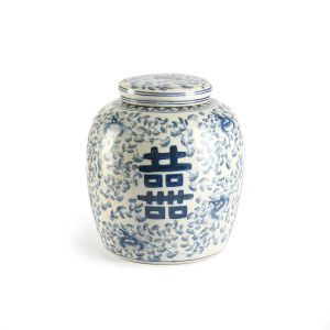 Temple Jar Blue/White