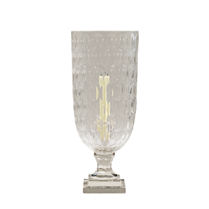 Glass Hurricane Lamp