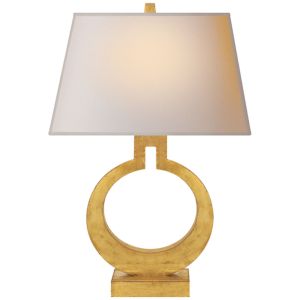 Ring Form Table Lamp Gild