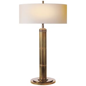 Longacre Table Lamp Hand-Rubbed Antique Brass