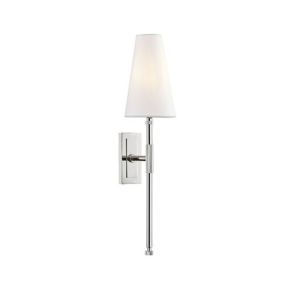 Bowery Tapered Wall Light Polished Nickel