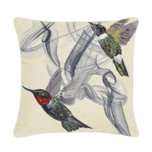 Hummingbird Ivory Cushion Alexander McQueen