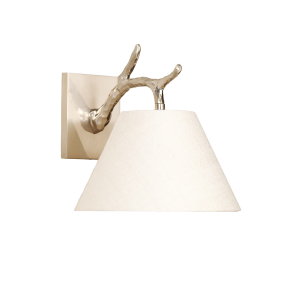 Twig Down Wall Light Brushed Nickel