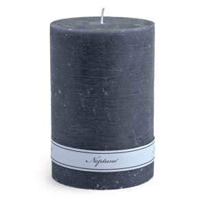 Blyton Pillar Candle 10x15 Charcoal