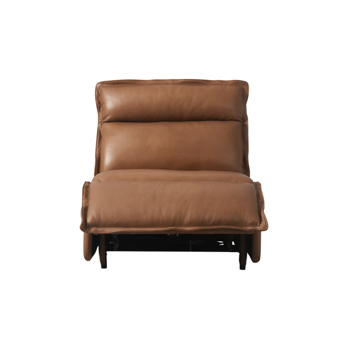Preston Armless leather recliner chair