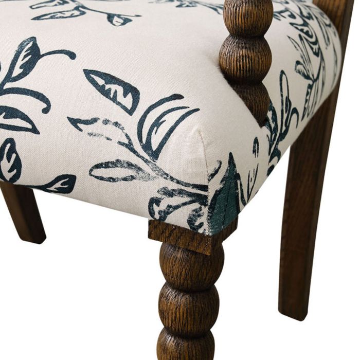 Bobbin Chair – Carver – Upholstered Back