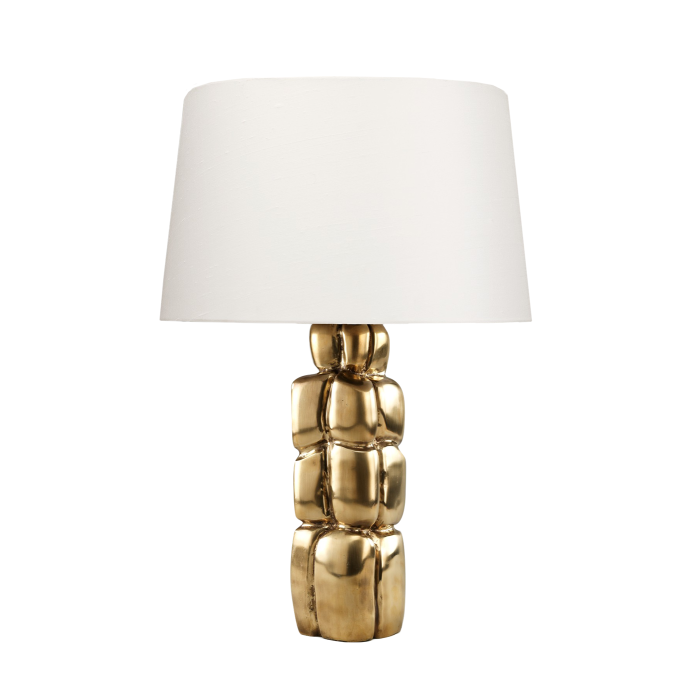 Boulder Table Lamp Brass