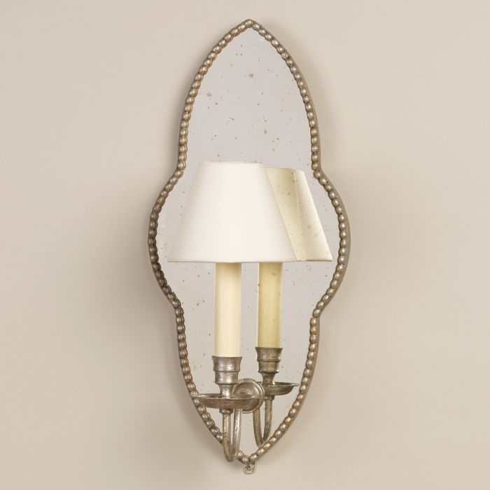 Cobham Mirror Wall Light Silver