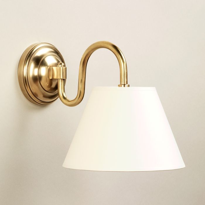 Downham Bathroom Wall Light Brass
