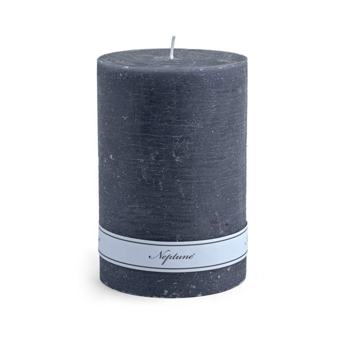 Blyton Pillar Candle 10x15 Charcoal