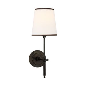 Bryant Wall Light, Bronze with Black Trim Shade
