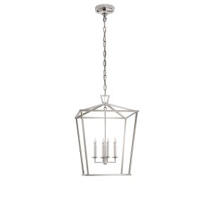 Darlana Lantern Pendant Light Polished Nickel