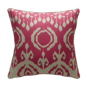 Volcano Paradise Cushion Fiery Pink 43 x 43cm