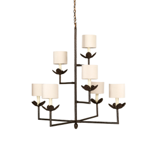 Colombier Chandelier Bronze