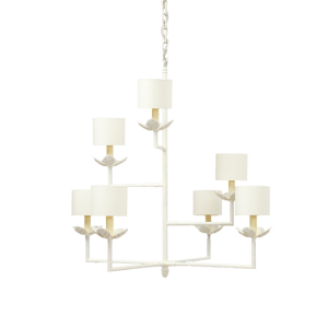 Colombier Chandelier Chalk White